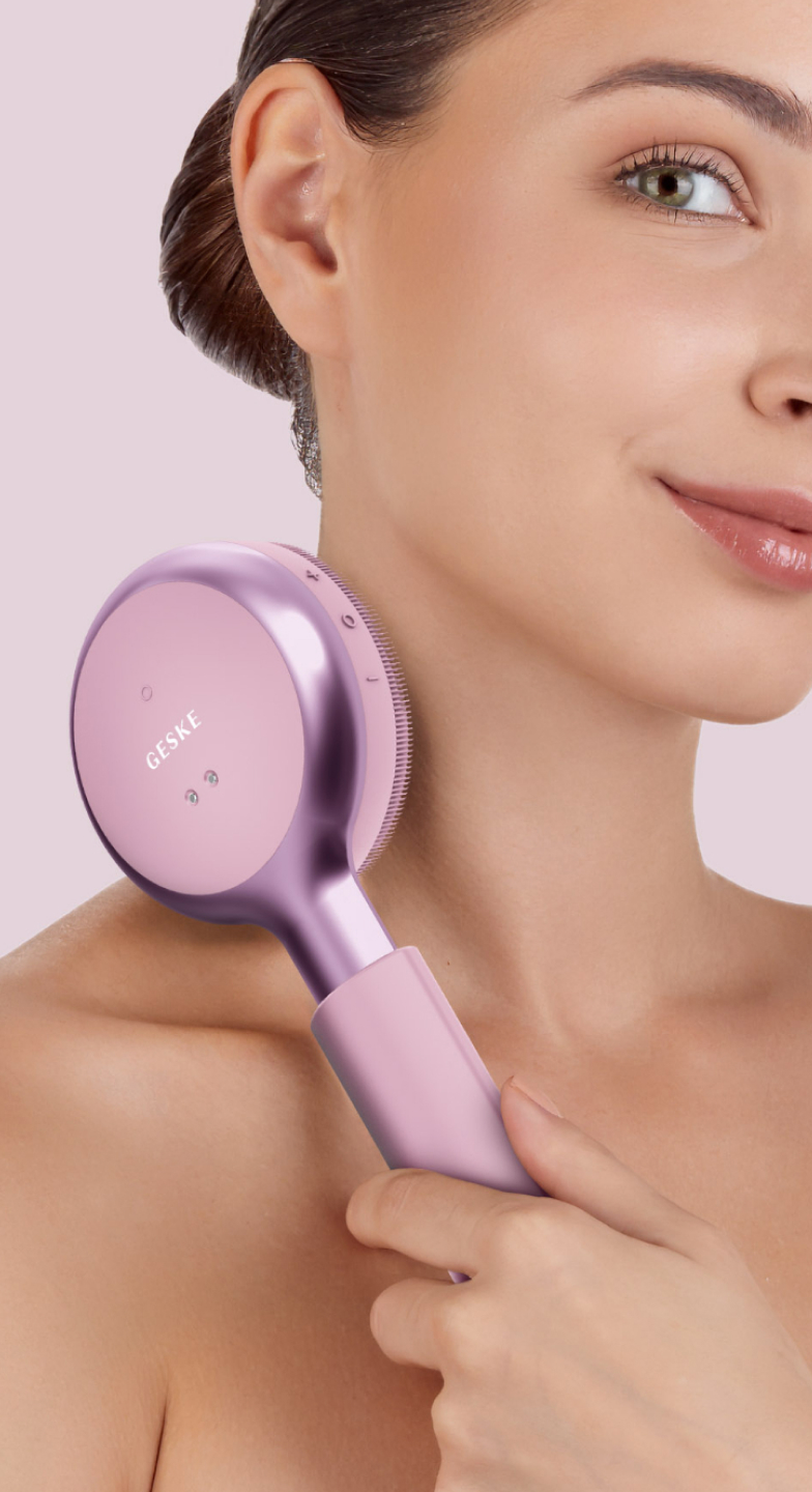 【なっこ】Dramatic Effects・Body Gel 6本SET Sonic LED Full-Body Brush & Intensive Exfoliator | 9 in 1